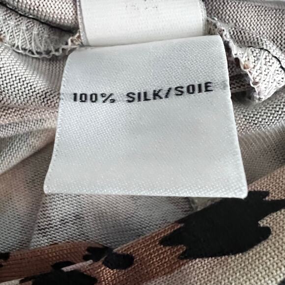 Diane von Furstenberg Women’s Silk Animal Print Midi Wrap Dress Size 8 EUC - Picture 10 of 12